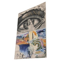 Affiche touristique espagnole par Salvador Dali, années 1970