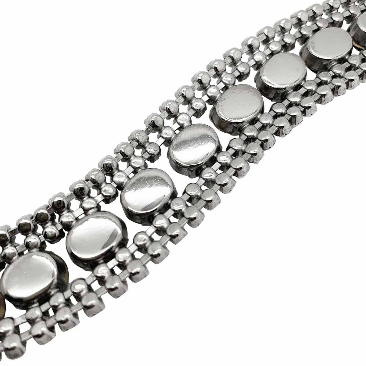 Women's or Men's Vintage Tourmaline Crystal Cocktail Bracelet 1950s