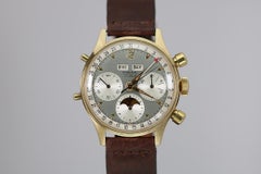 Vintage Tourneau 14kt Tripledate Datofix Chronograph, circa 1950s