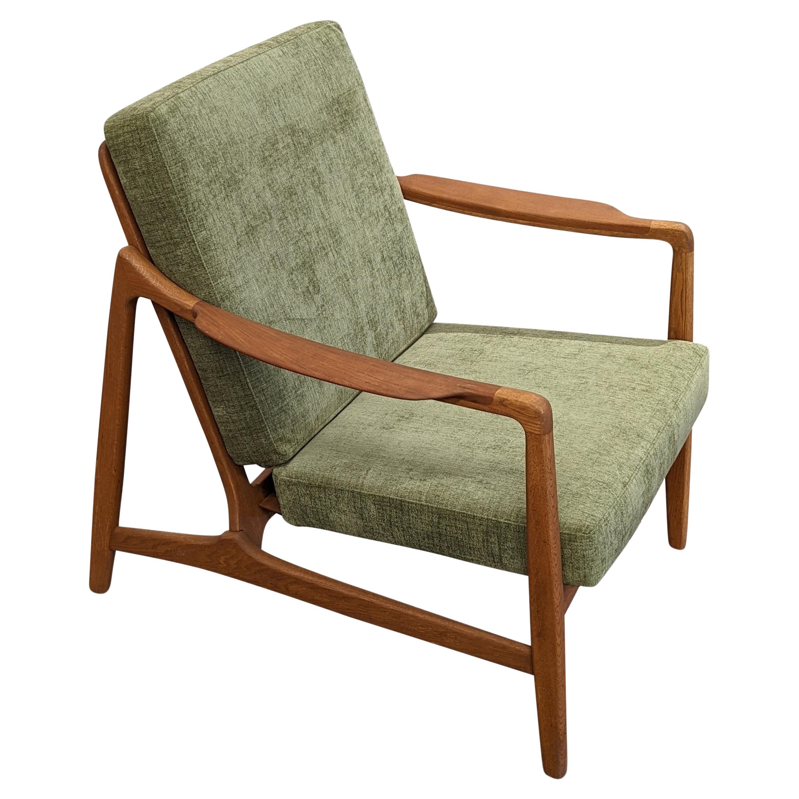 Vintage Tove & Edvard Kindt-Larsen Teak Lounge Chair, Danish Mid-Century
