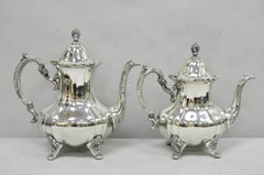 Vintage Towle Grand Duchess Victorian Silver Plated Tea Service Set - 4 Pcs