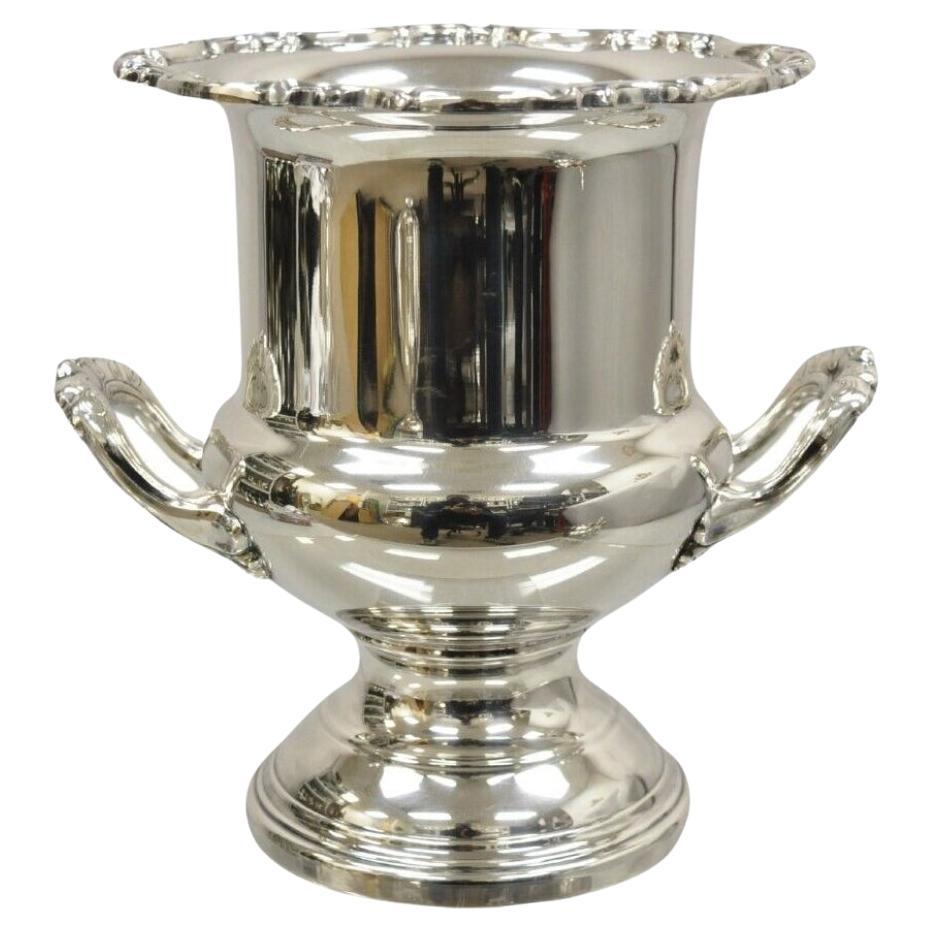 Vintage Towle Regency Silver Plated Trophy Cup Ice Bucket Champagne Chiller For Sale