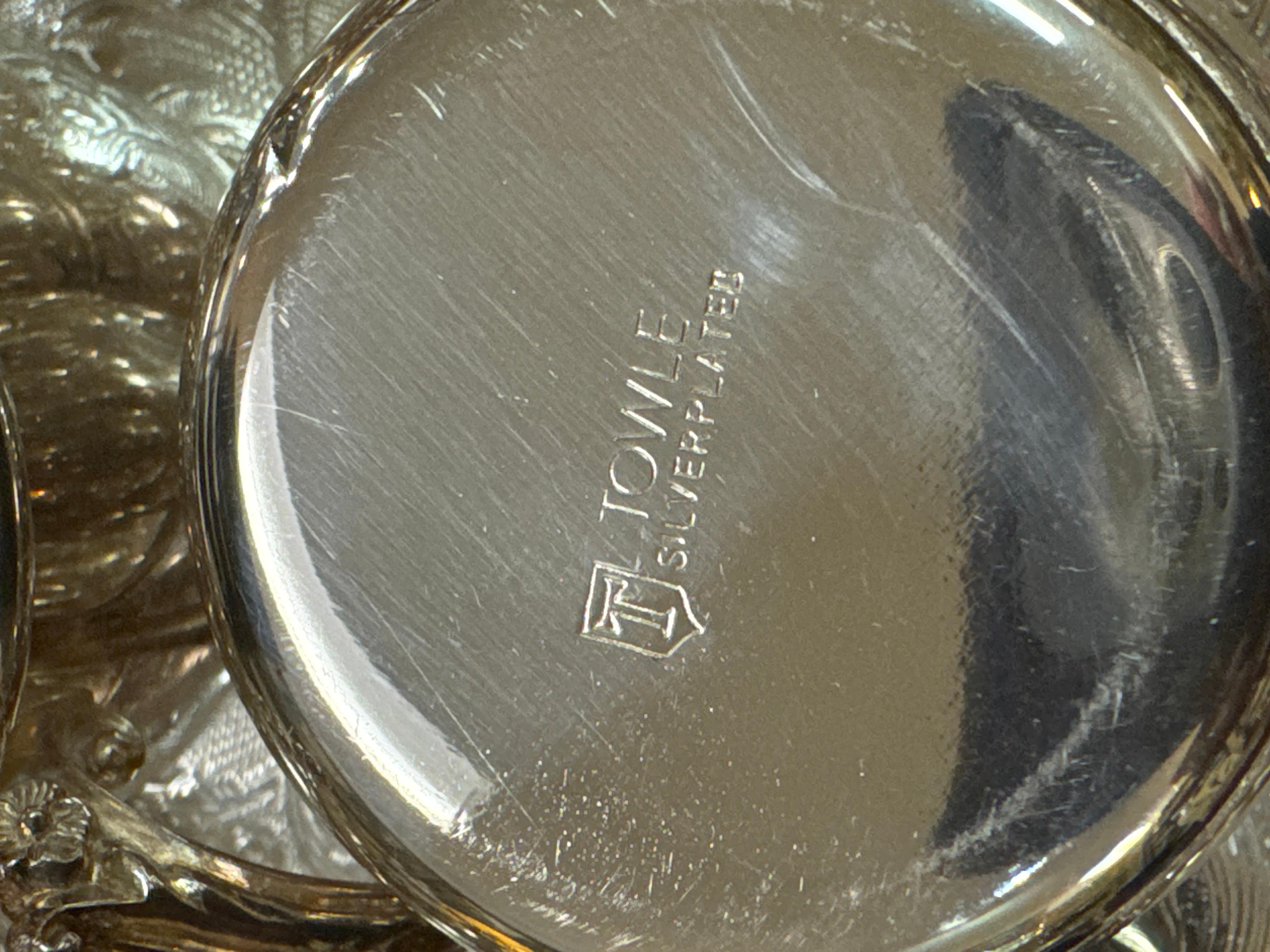 American Vintage Towle Silverplate Punch Bowl - 20 cups , Ladle