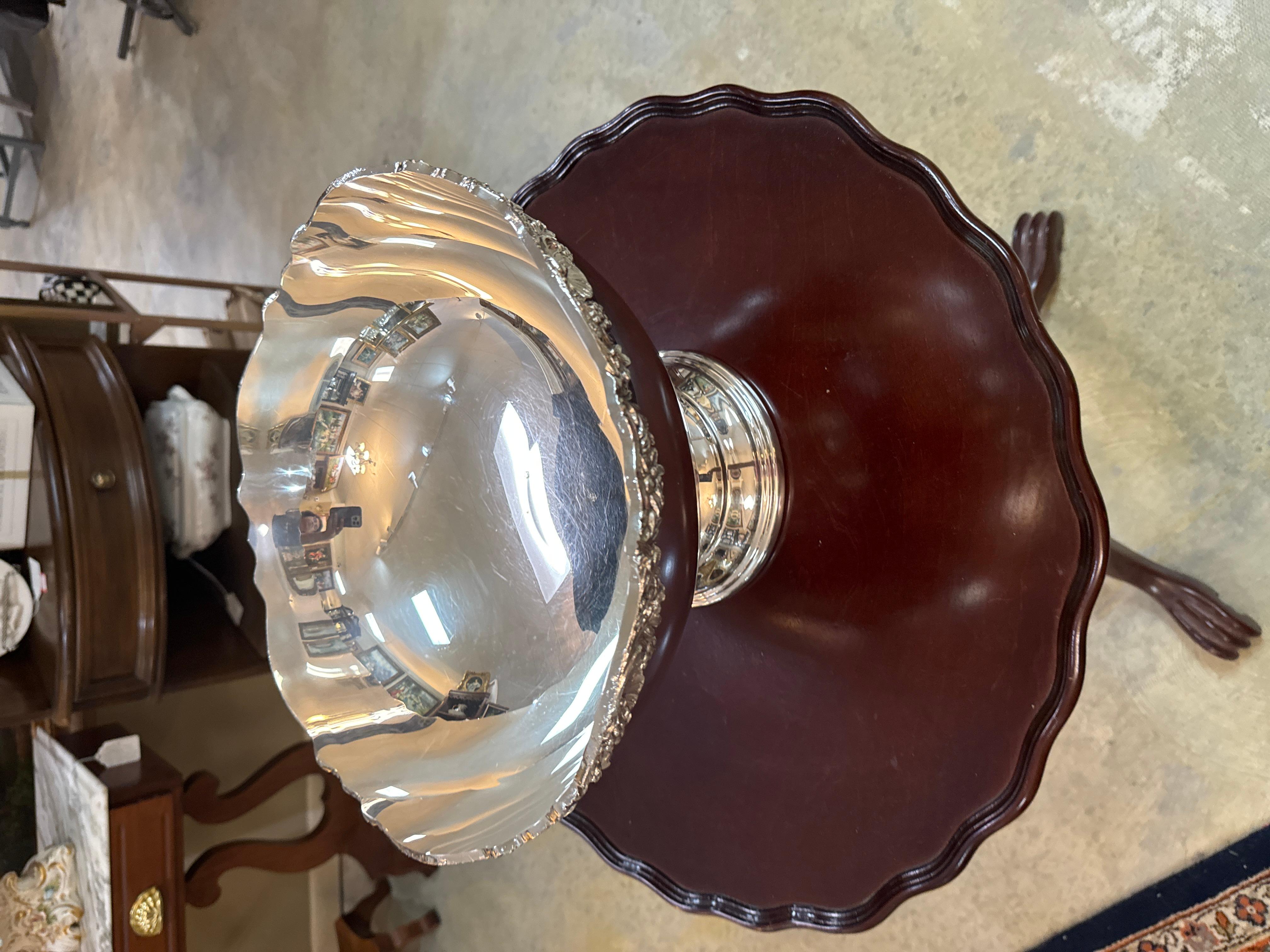 Vintage Towle Silverplate Punch Bowl - 20 cups , Ladle 2