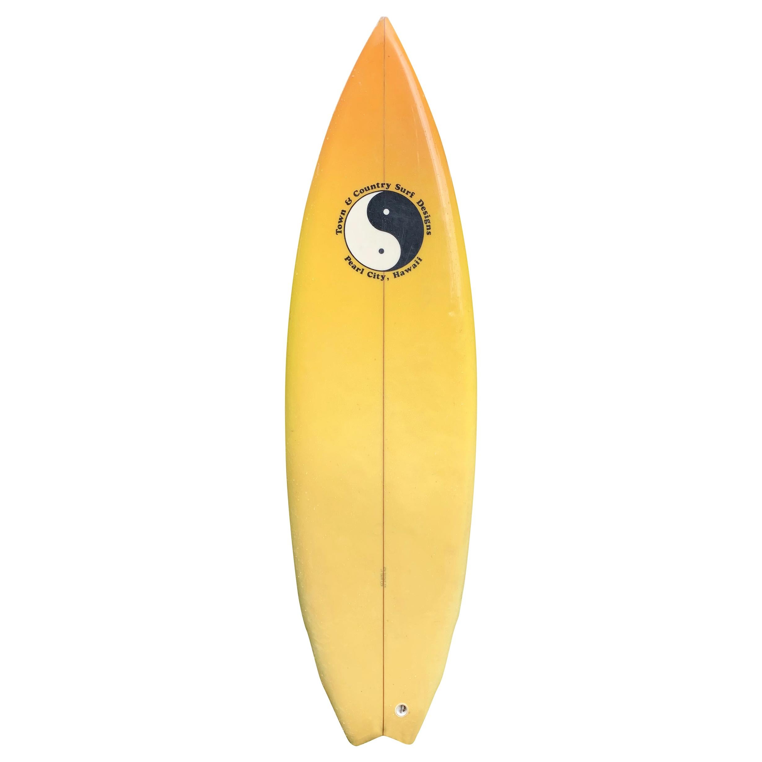Vintage Town & Country Surfboard by Dave Wallace