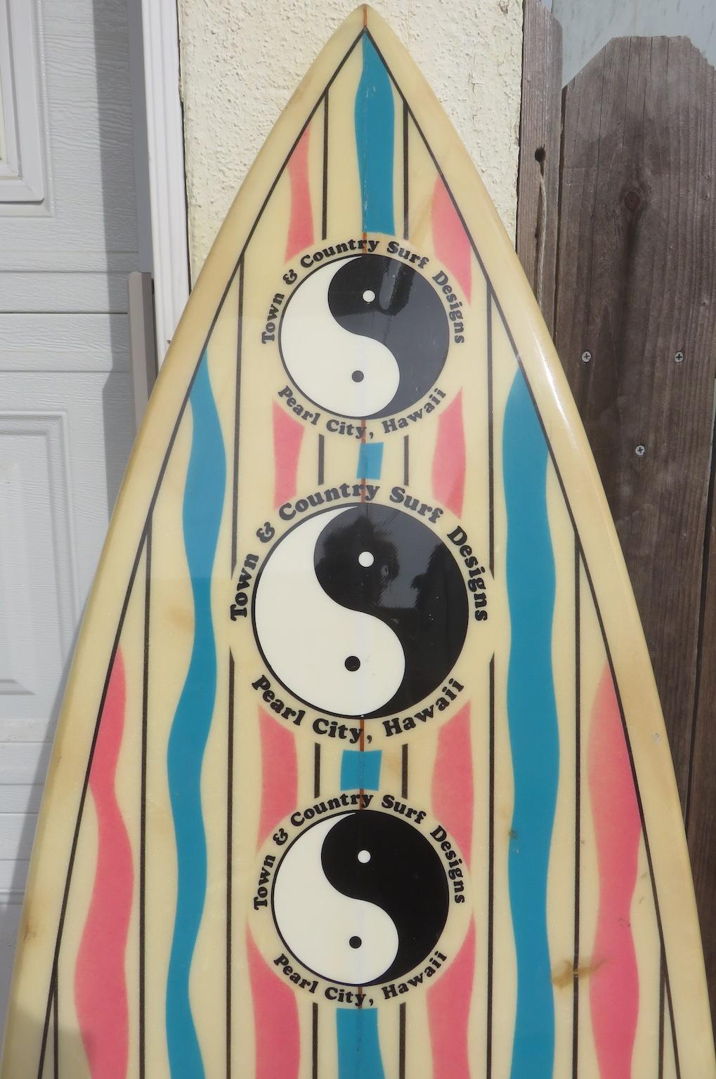 vintage town and country surfboard for sale