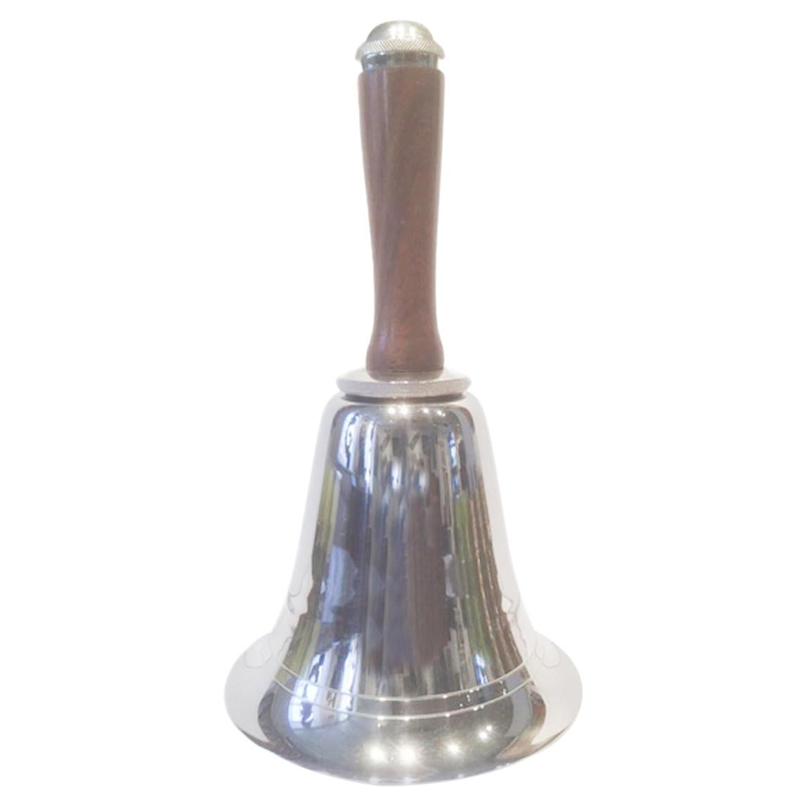 Vintage Town Crier Bell-Form Cocktail Shaker, Complete with Clapper