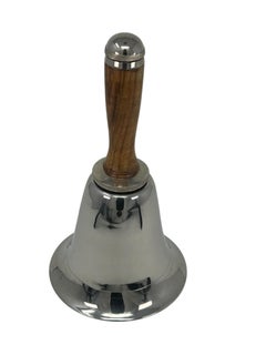 Vintage Town Crier Chrome Bell-Form Cocktail Shaker, with Clapper
