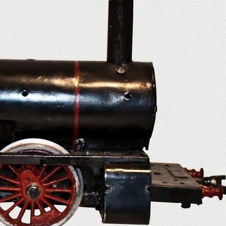 Vintage Toy:: Schwarze Zuglokomotive im Zustand „Gut“ im Angebot in Roma, IT