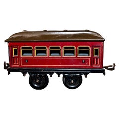 Used Toy, Karl Bub 7-Window Passenger Coach, Made in Germany