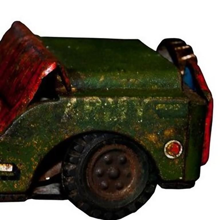 Oldtimer-Spielzeug:: Militär-Jeep im Zustand „Gut“ im Angebot in Roma, IT