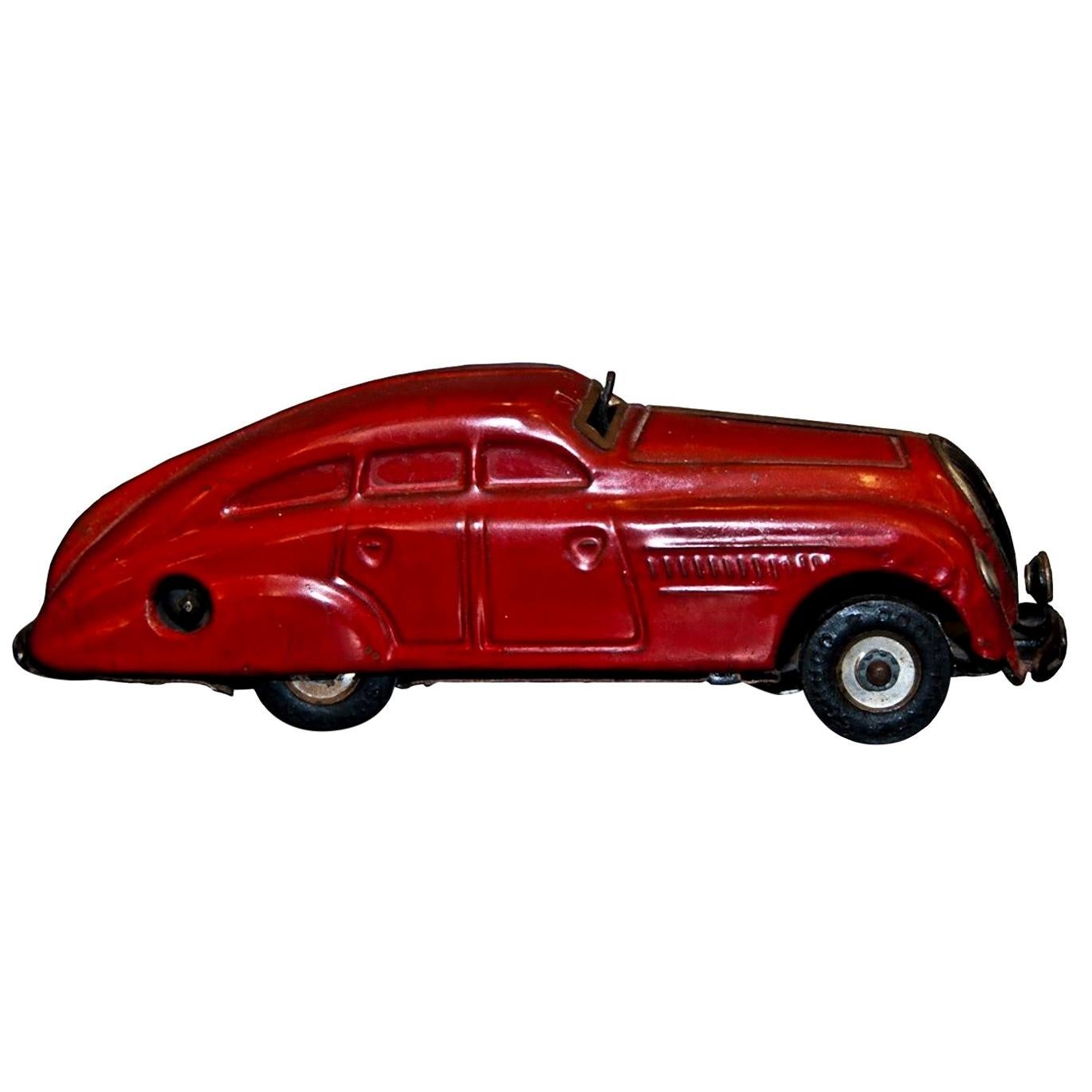 Vintage-Spielzeug, Schuco 1750 Auto, hergestellt in Deutschland, Mitte des 20. Jahrhunderts