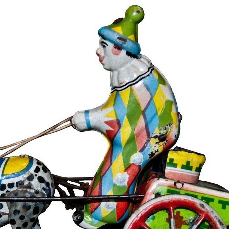 wind up clown doll