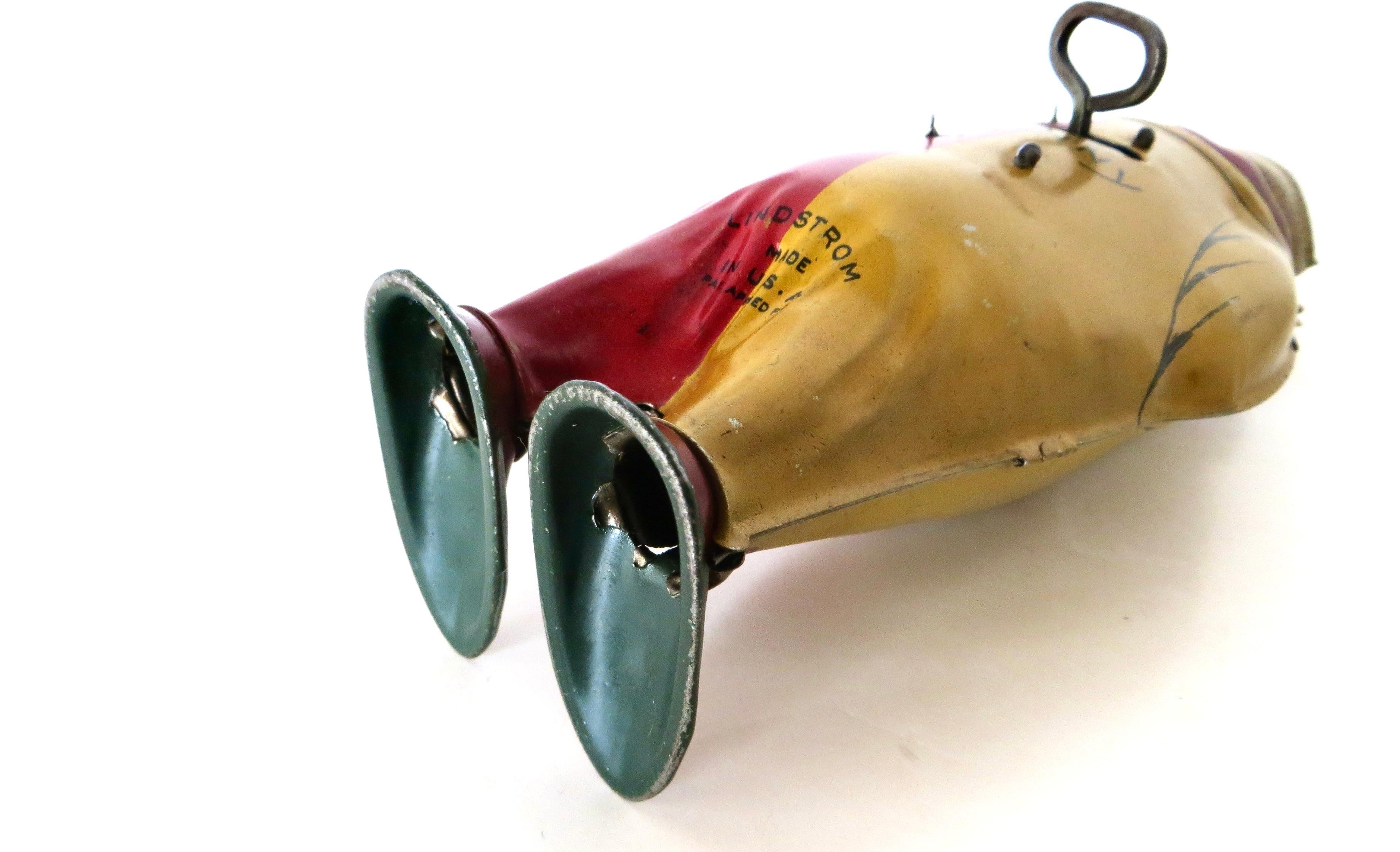 Vintage-Spielzeug- Wind-Up-Spielzeug „Johnny“ Das tanzende Clown von Lindstrom Toy Co., um 1930 (Mitte des 20. Jahrhunderts) im Angebot