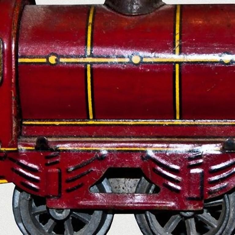 Vintage Toy:: Aufzieh-Lokomotive Wells-Brimtoy 7040:: von Wells-Brimtoy:: 1930er Jahre (Englisch) im Angebot