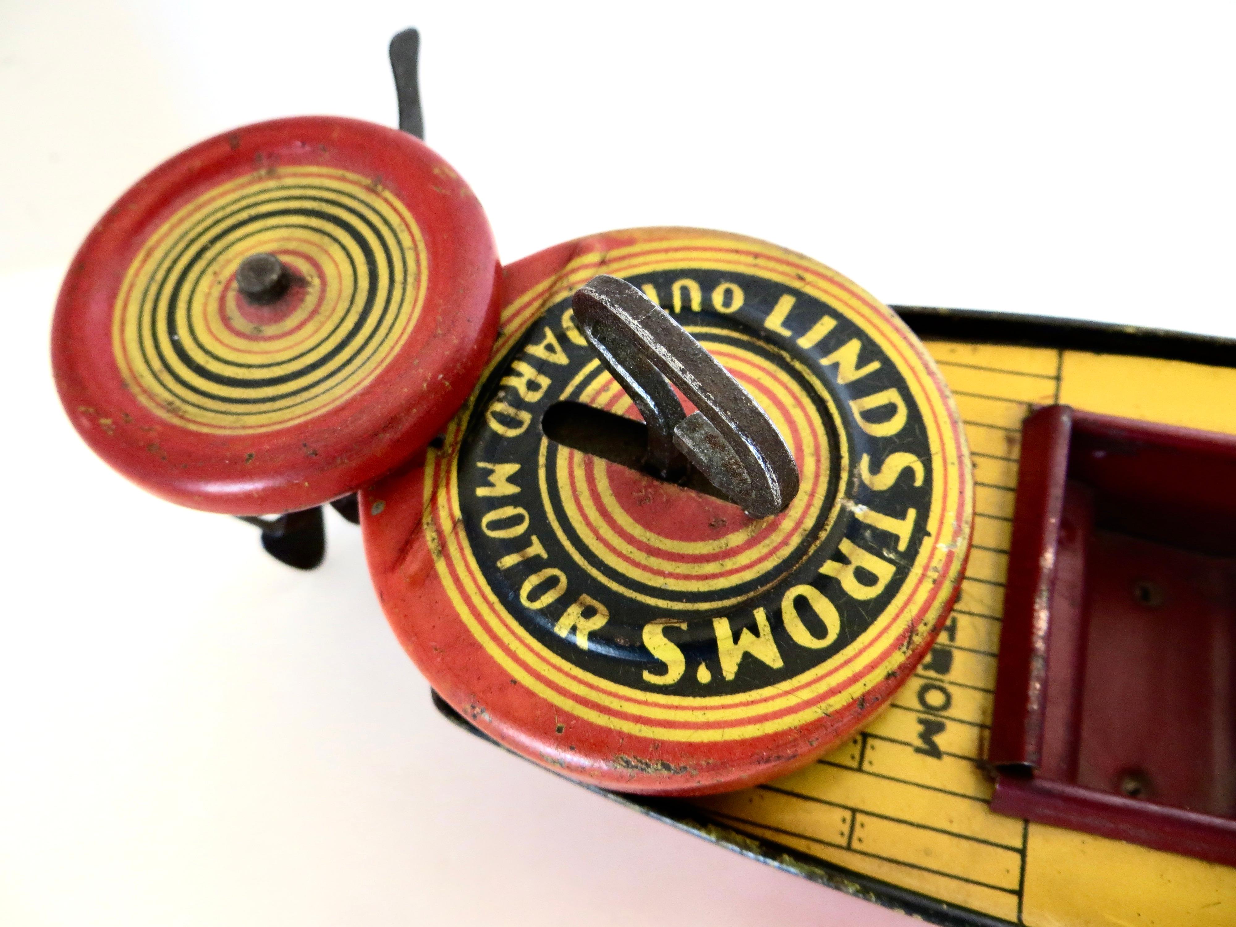 Artisanat Jouet vintage avec conducteur, Lindstrom Toy Co., américain 1933 en vente