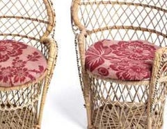 Vintage toys - Pair of miniature armchairs