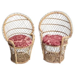 Vintage toys - Pair of miniature armchairs