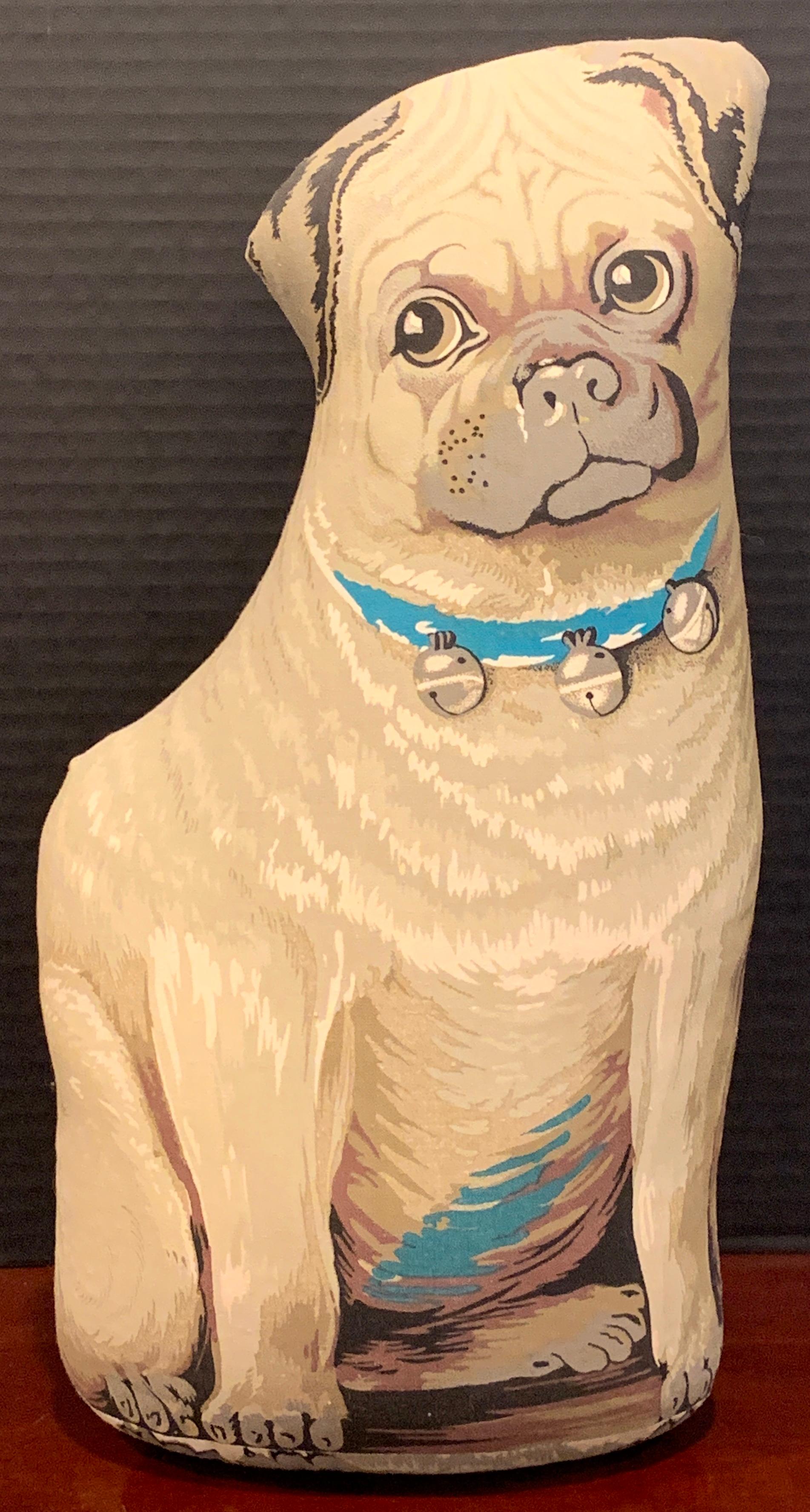 Vintage Toyworks pug pillow
Similar to the ones we sold from the estate of the Duke and Duchess of Windsor Sotheby's 1997.
This pillow is not from the Duke and Duchess of Windsor collection.