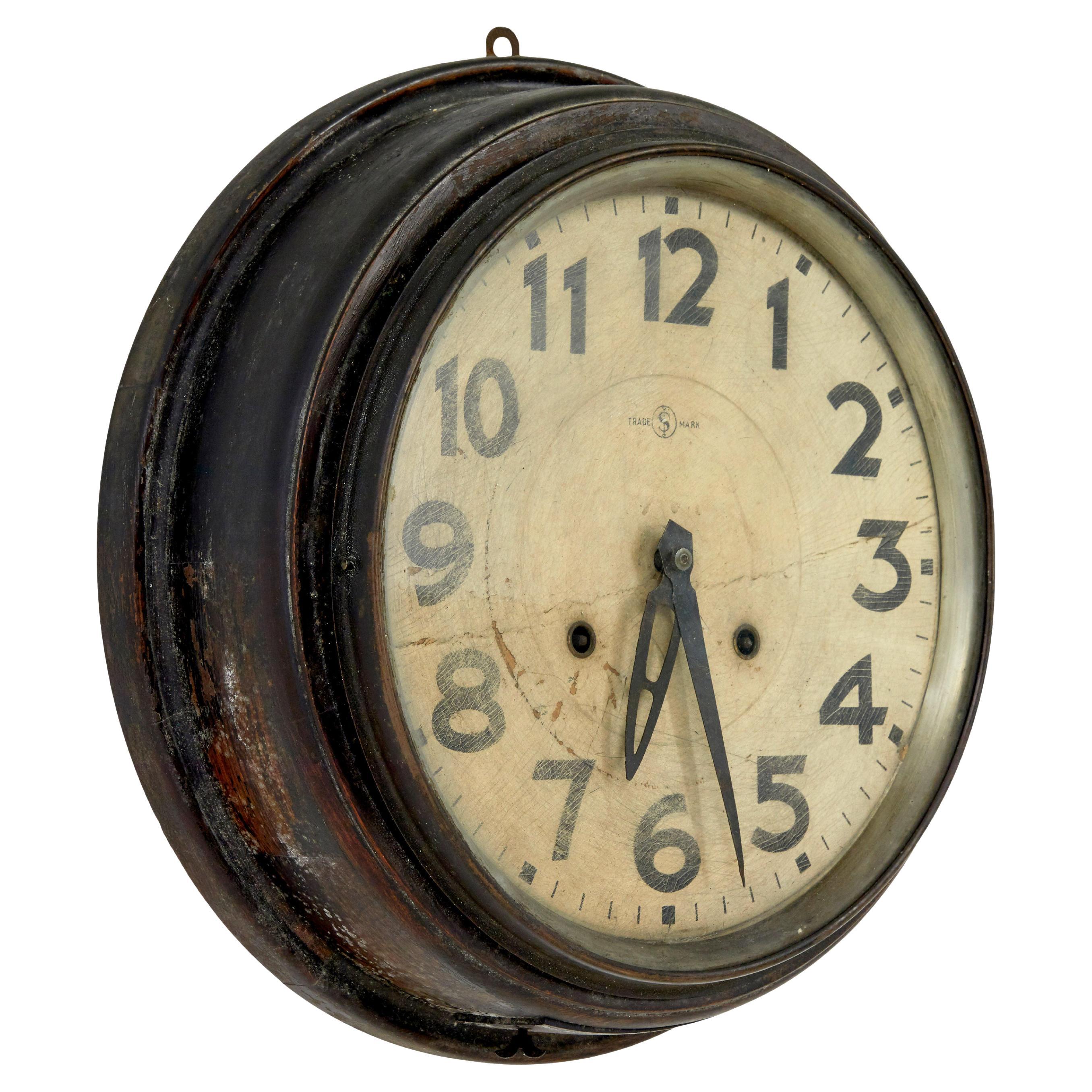 Horloge murale japonaise de Tokyo vintage de marque commerciale