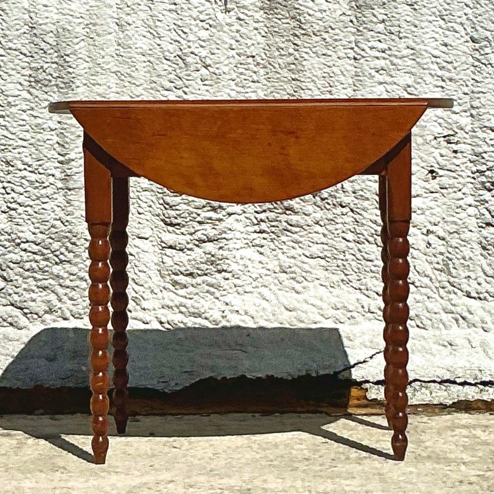 Traditioneller Beistelltisch Vintage Bobbin im Zustand „Gut“ im Angebot in west palm beach, FL