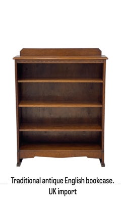 Vintage Traditional English Book Case Uk Import