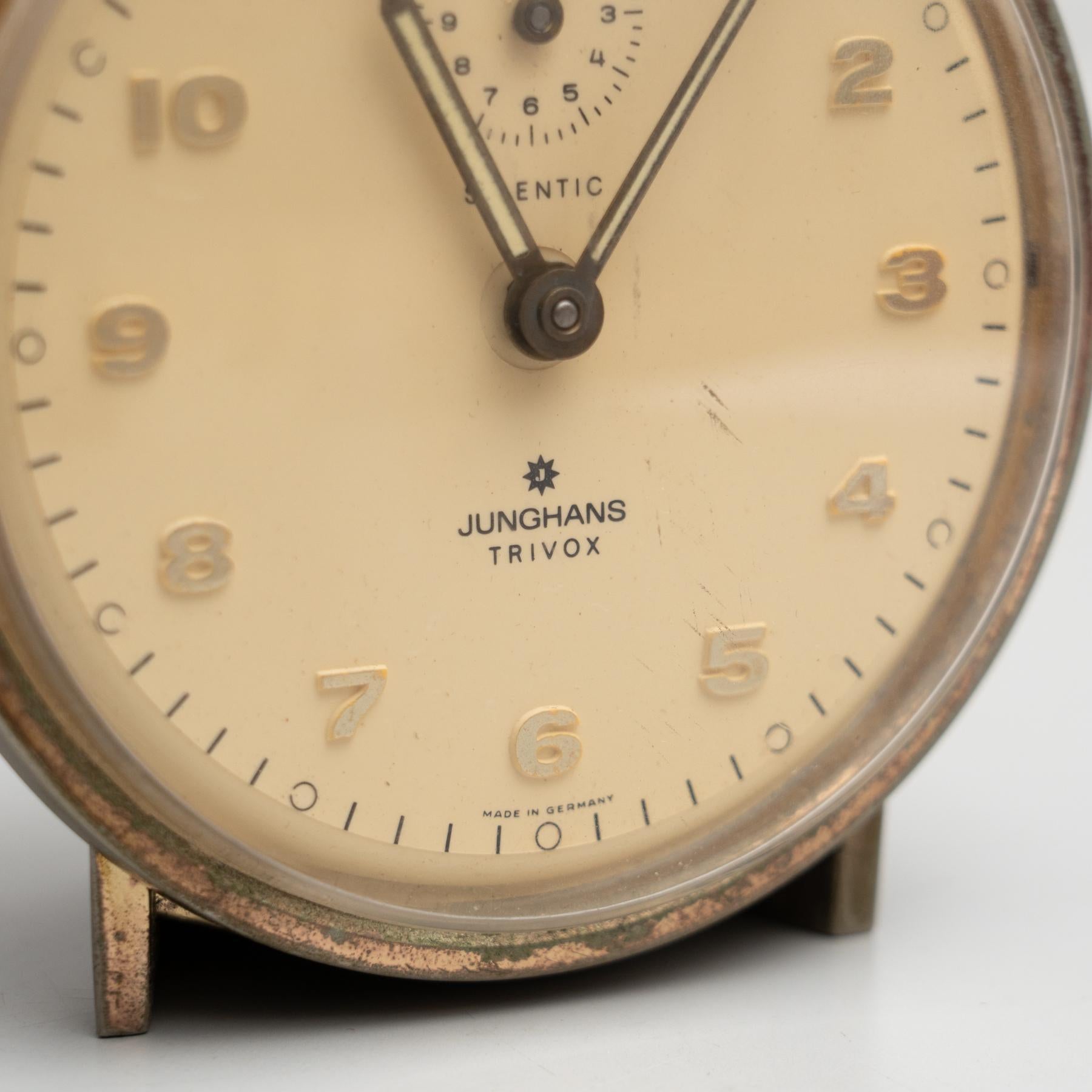 Horloge d'alarme allemande traditionnelle vintage, vers 1960 en vente 3