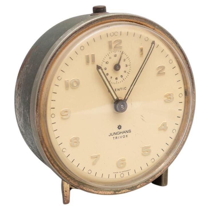 Horloge d'alarme allemande traditionnelle vintage, vers 1960