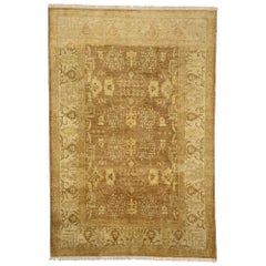 Alfombra India Tradicional Vintage con Estilo de Hogar Dachas Ruso y Cálido