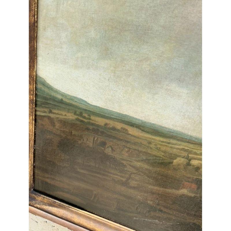 Vintage Traditional Monumental Landscape Öl auf Leinwand im Angebot 4