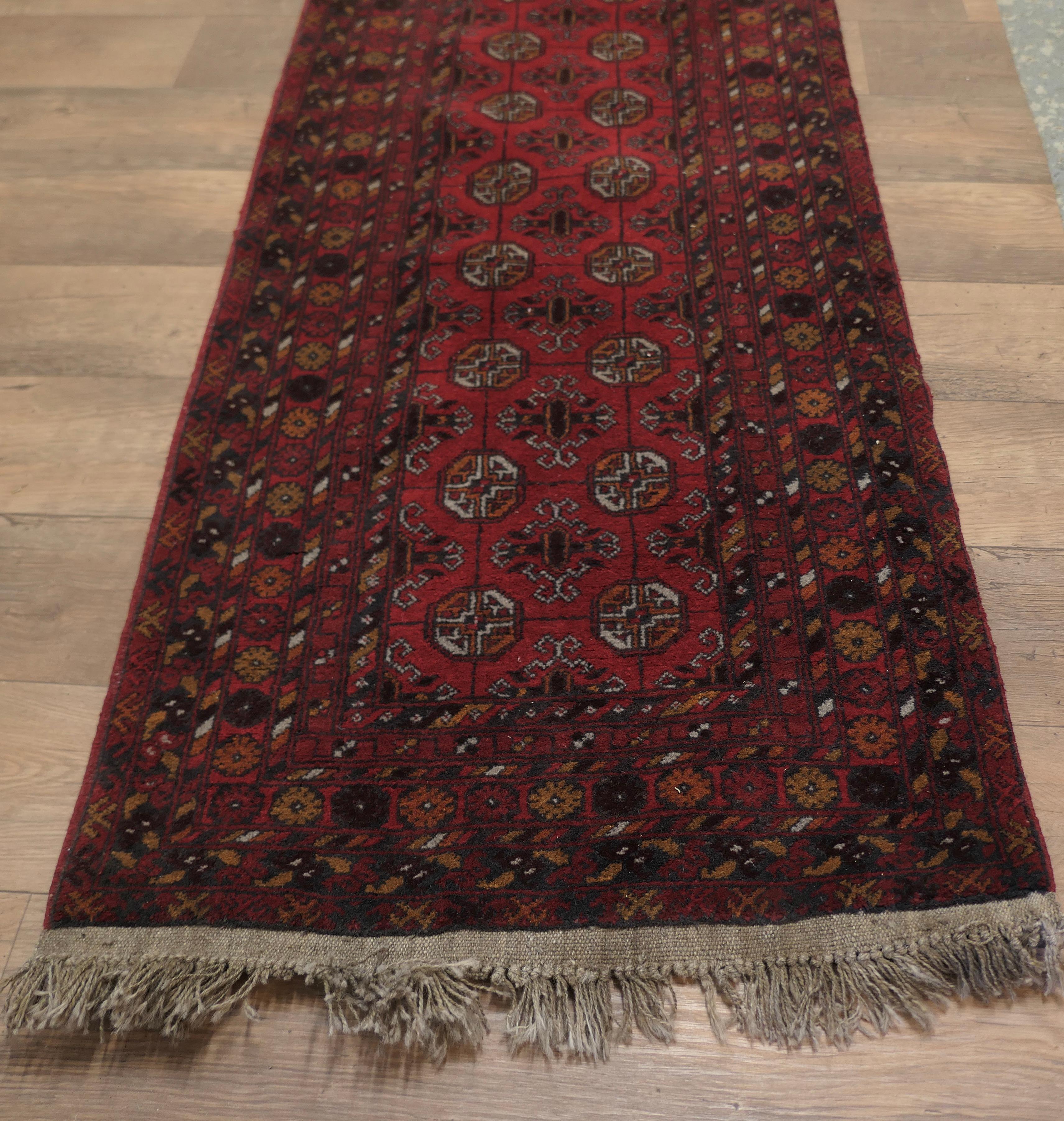 Moorish Vintage Traditional Pattern Wool Carpet Runner a Superb Looking Piece For Sale