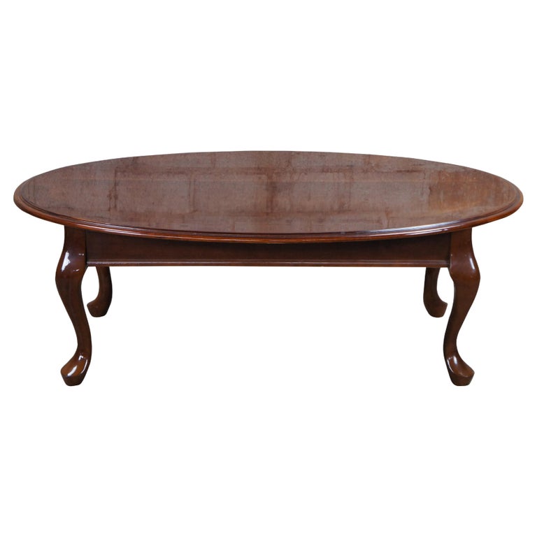 Traditional Traditional Cherry Oval Coffee Table Traditional Traditional Cherry Oval Coffee Table