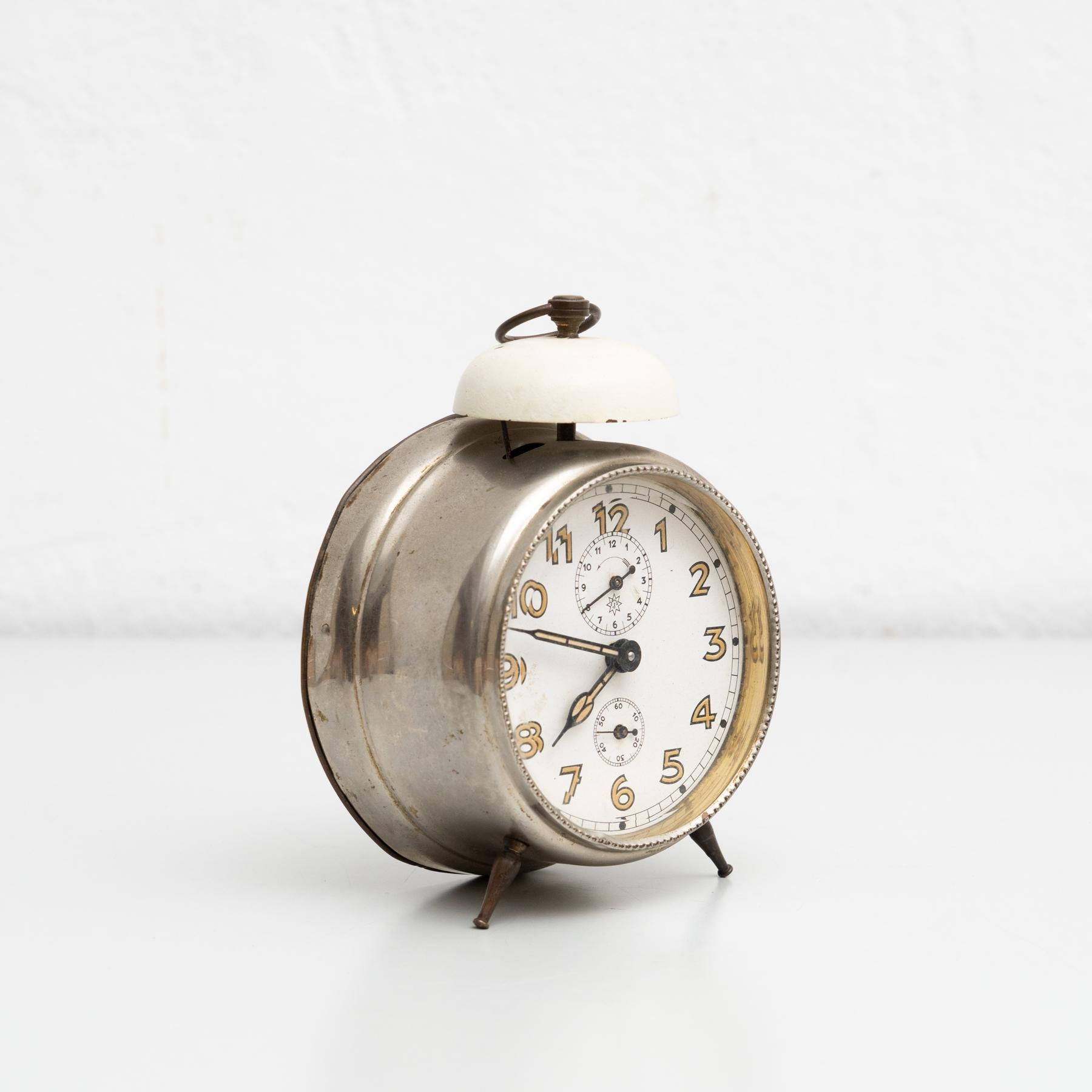 Vintage Traditional Spanish Alarm Clock, circa 1960 3