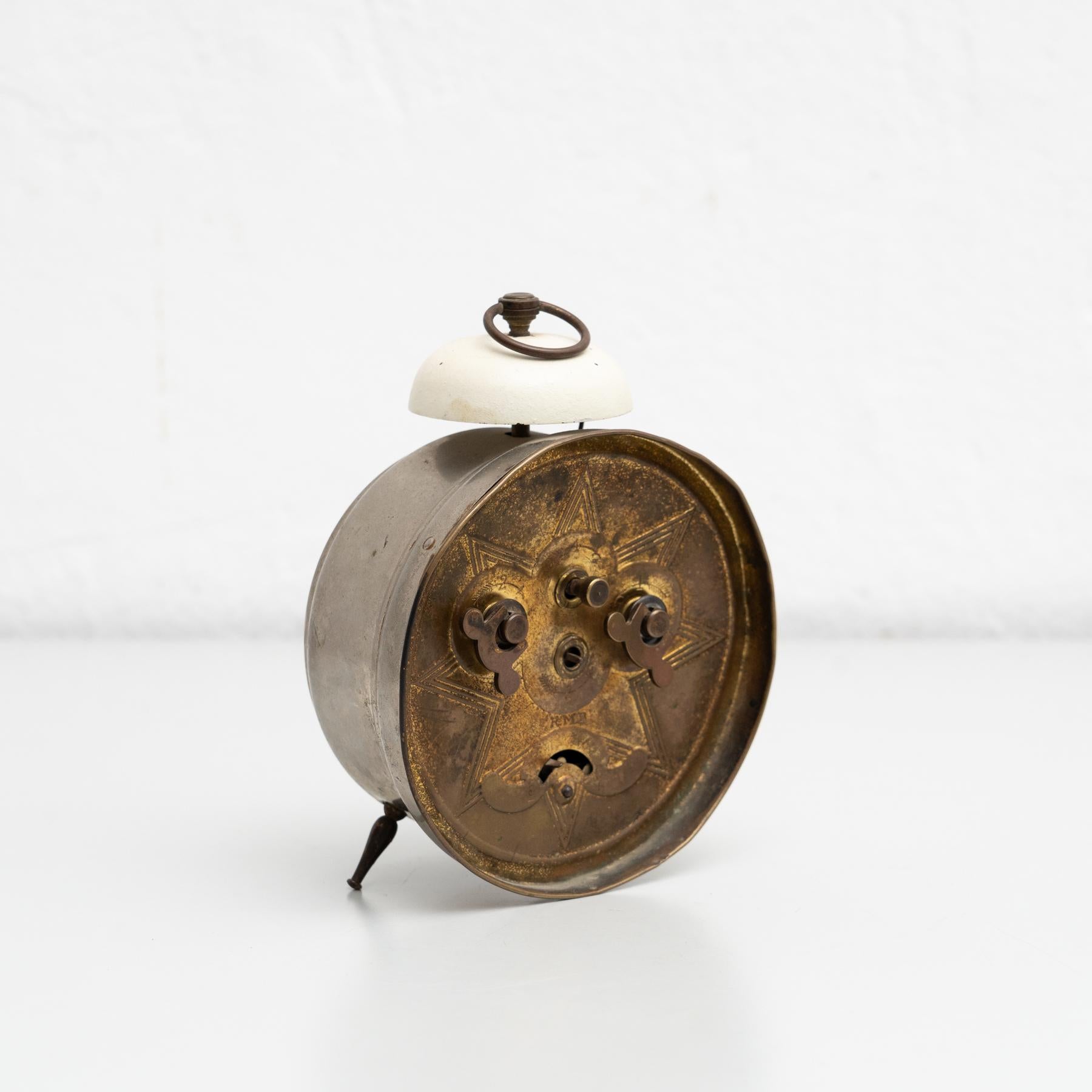 Mid-20th Century Vintage Traditional Spanish Alarm Clock, circa 1960