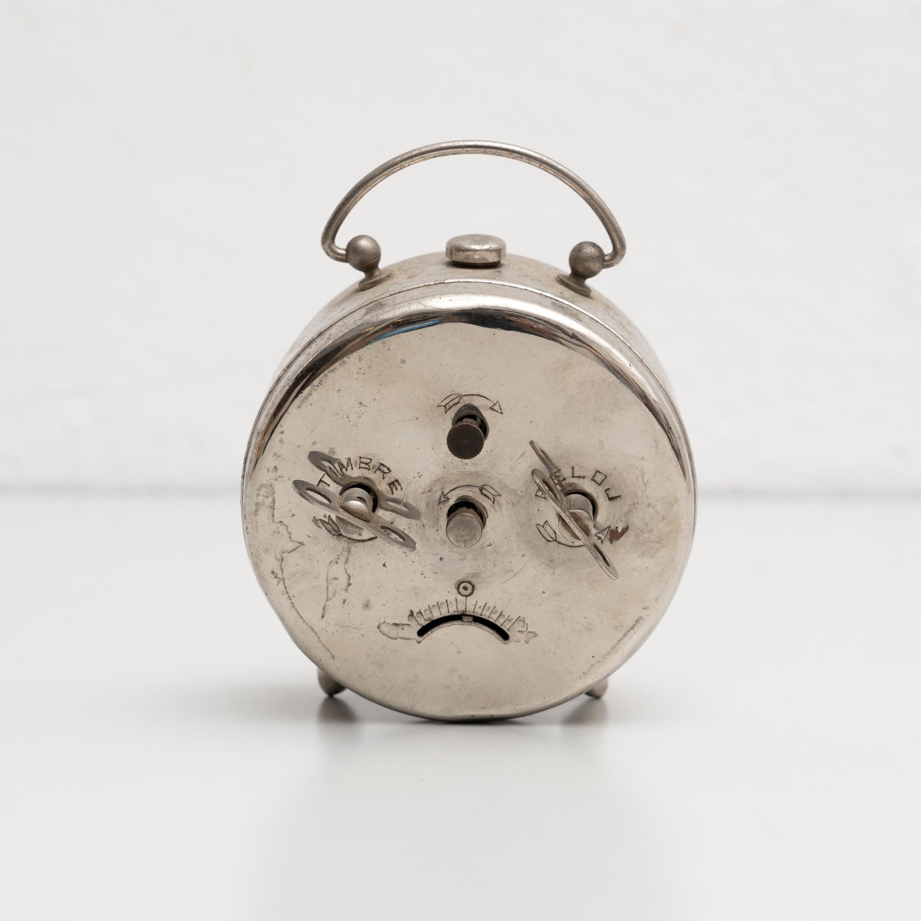Vintage Traditional Spanish Alarm Clock, circa 1960 For Sale at 1stDibs
