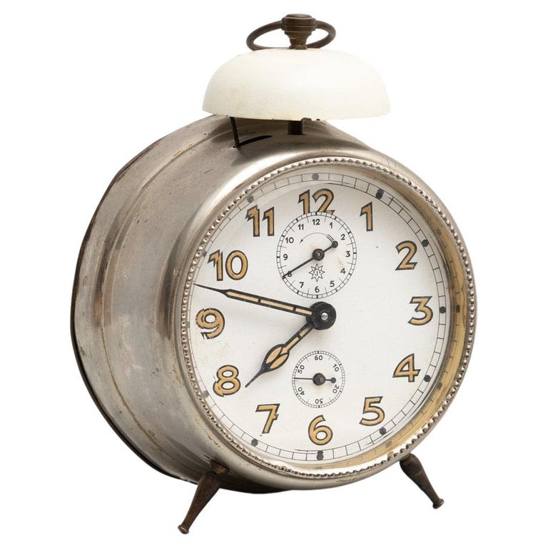 Vintage Traditional Spanish Alarm Clock, circa 1960 For Sale at 1stDibs