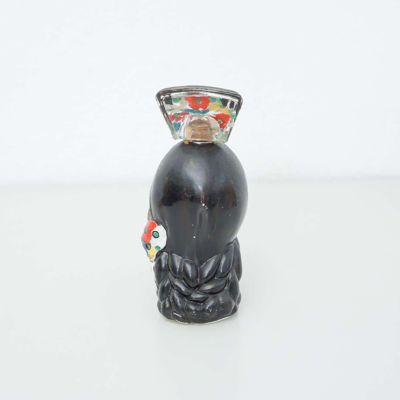 Mid-20th Century Vintage Traditional Spanish Liquor Bottle, circa 1950