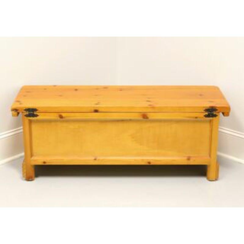 American Traditional Style Knotty Pine Coffer / Blanket Chest