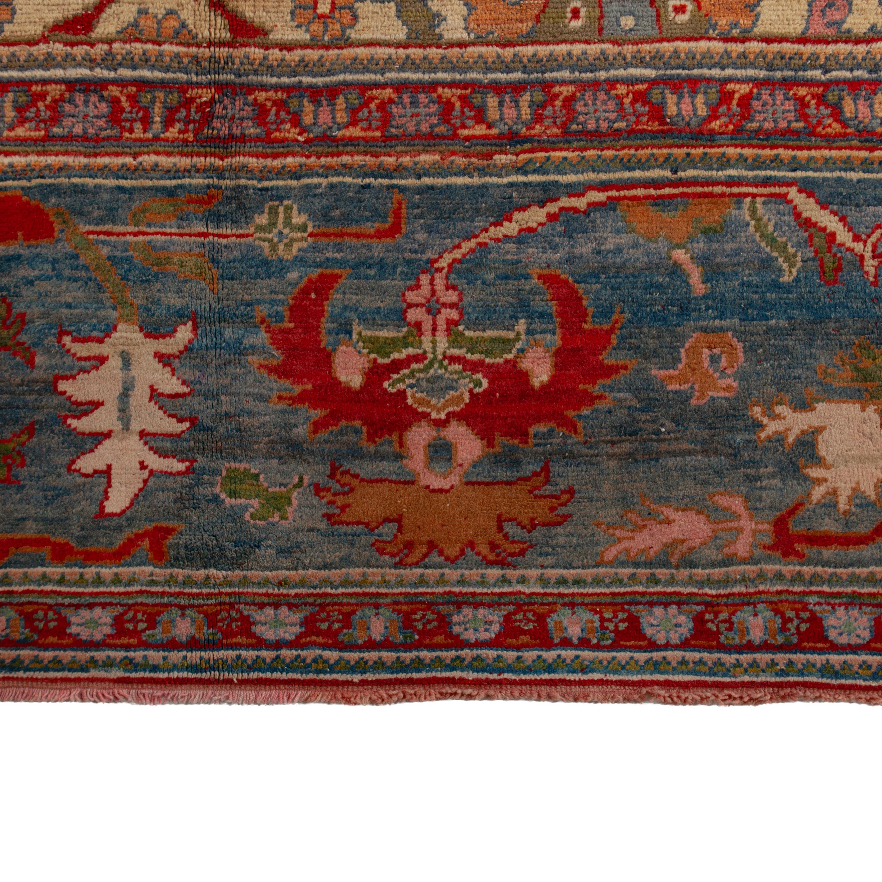 abc carpet Vintage Traditional Wool Oushak Rug - 16'5
