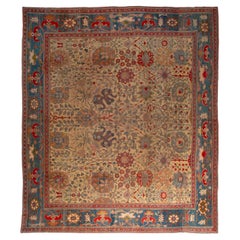 abc carpet Antique Traditional Wool Oushak Rug - 16'5" x 18'7"