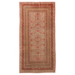 abc carpet Vintage Traditional Wool Rug - 4'4" x 9'