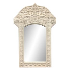 Specchio Vintage Tramp Art con cornice