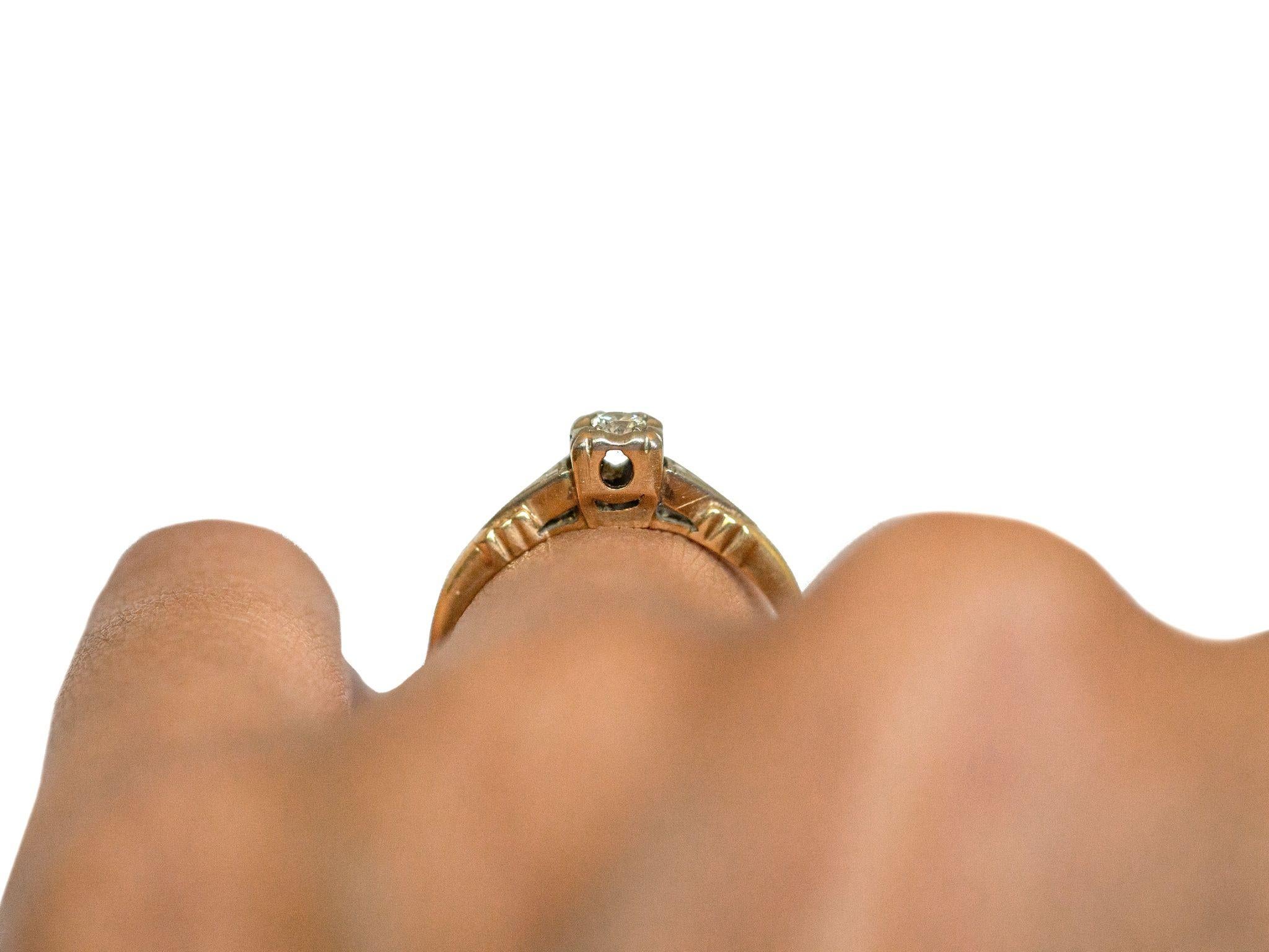 vintage illusion engagement ring