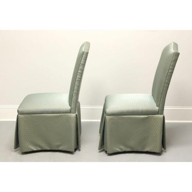 FAIRFIELD CHAIR CO Transitional Style Parsons Chairs - Pair In Good Condition In Charlotte, NC