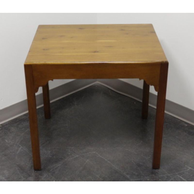 American Vintage Transitional Yew Wood End Side Table