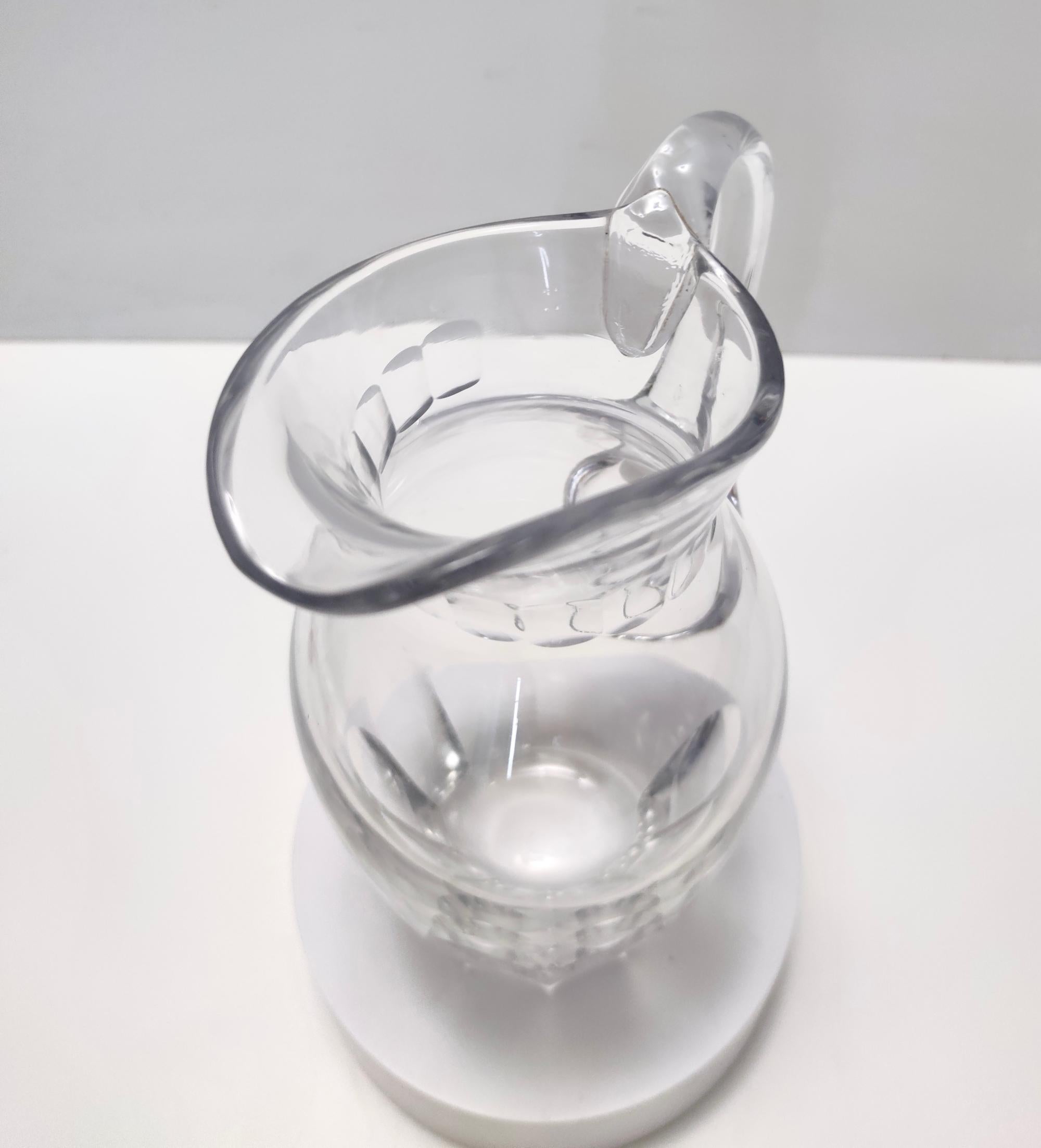 Transparenter Kristallkrug im Vintage-Stil nach Baccarat im Angebot 2