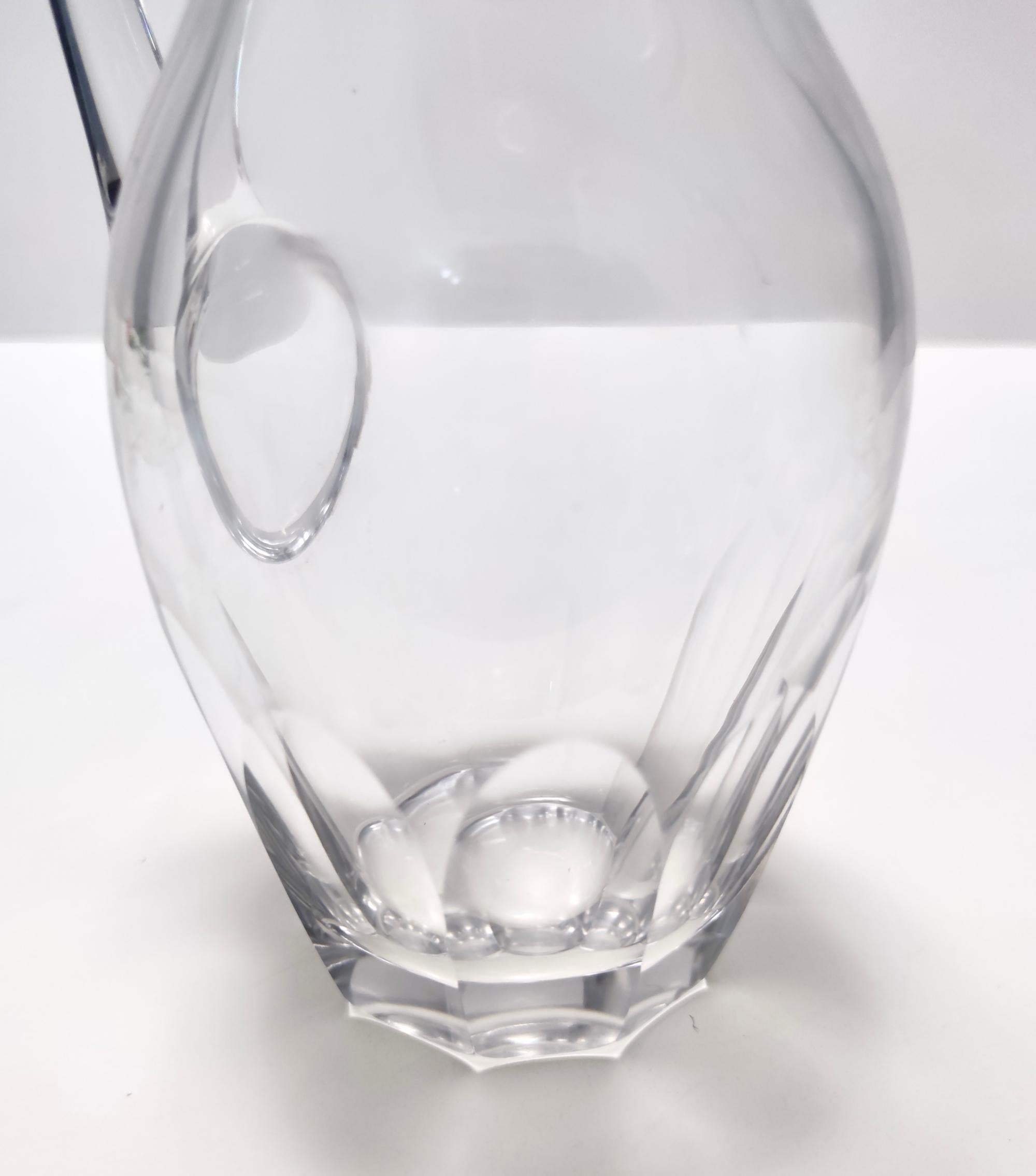 Transparenter Kristallkrug im Vintage-Stil nach Baccarat im Angebot 3