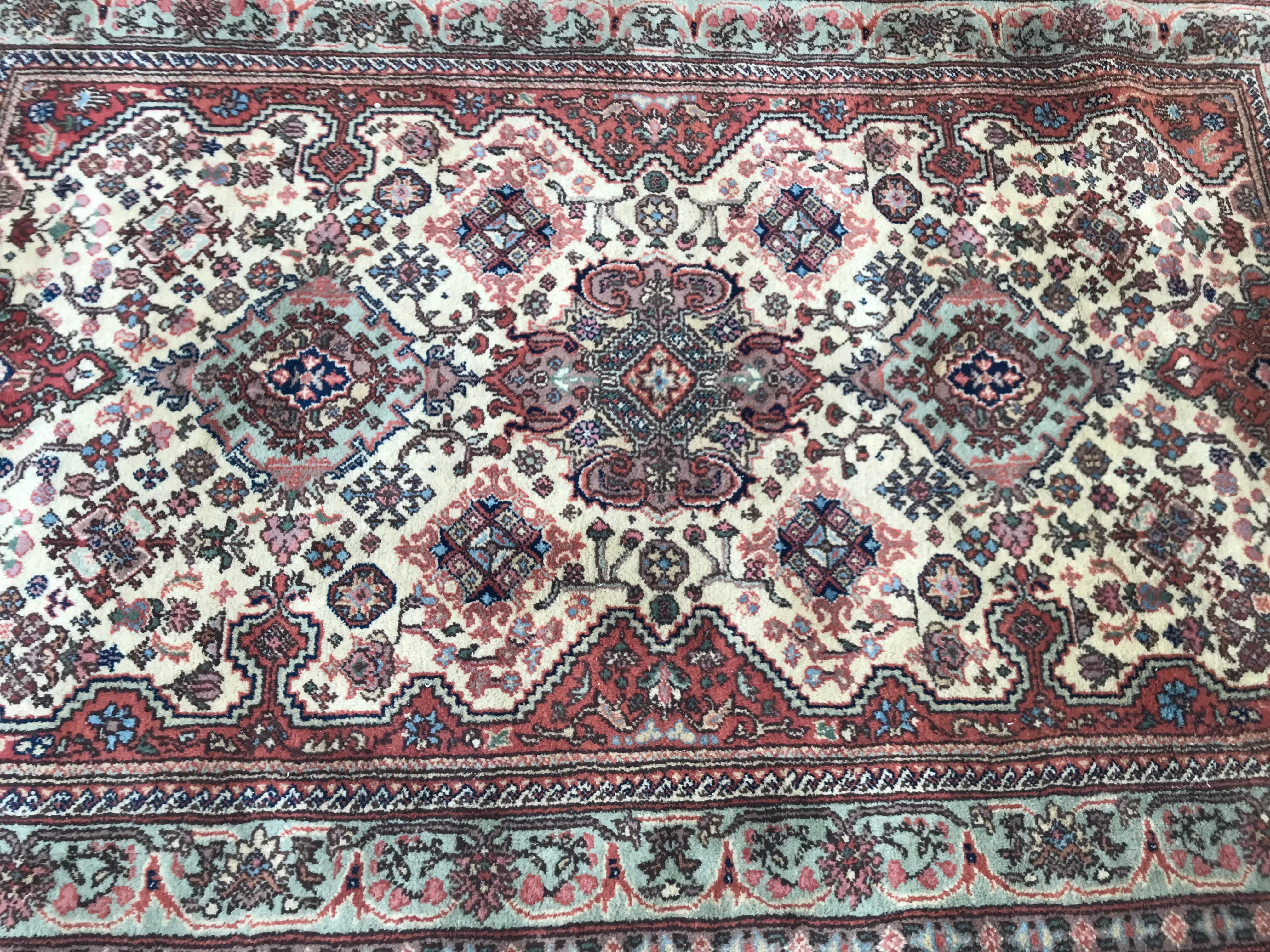 Alfombra vintage de diseño persa de Transilvania de Bobyrug Lana en venta