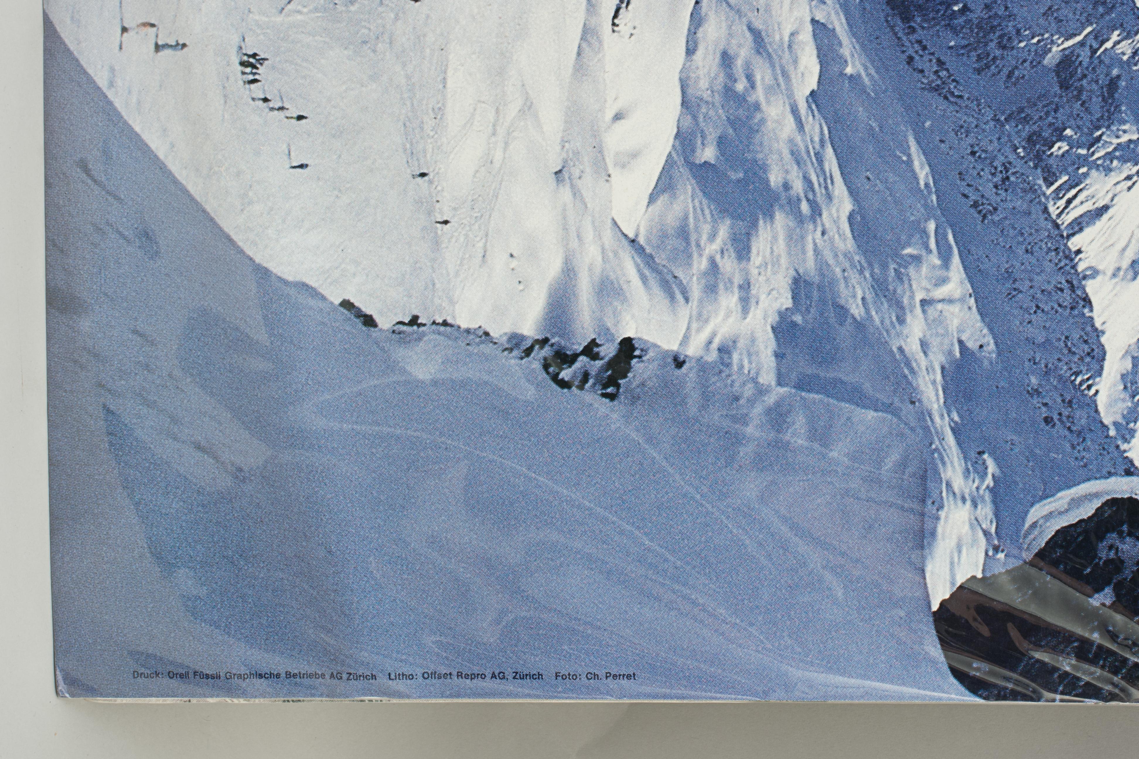 Late 20th Century Vintage Travel Ski Poster, Arosa, Switzerland