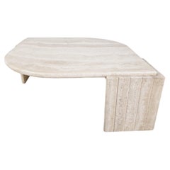 Vintage Travertine Coffee Table, 1970s